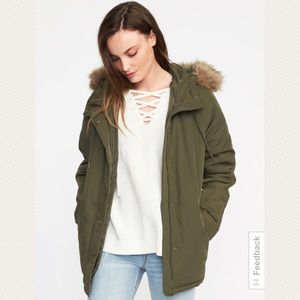 NWOT Hooded Utility Parka